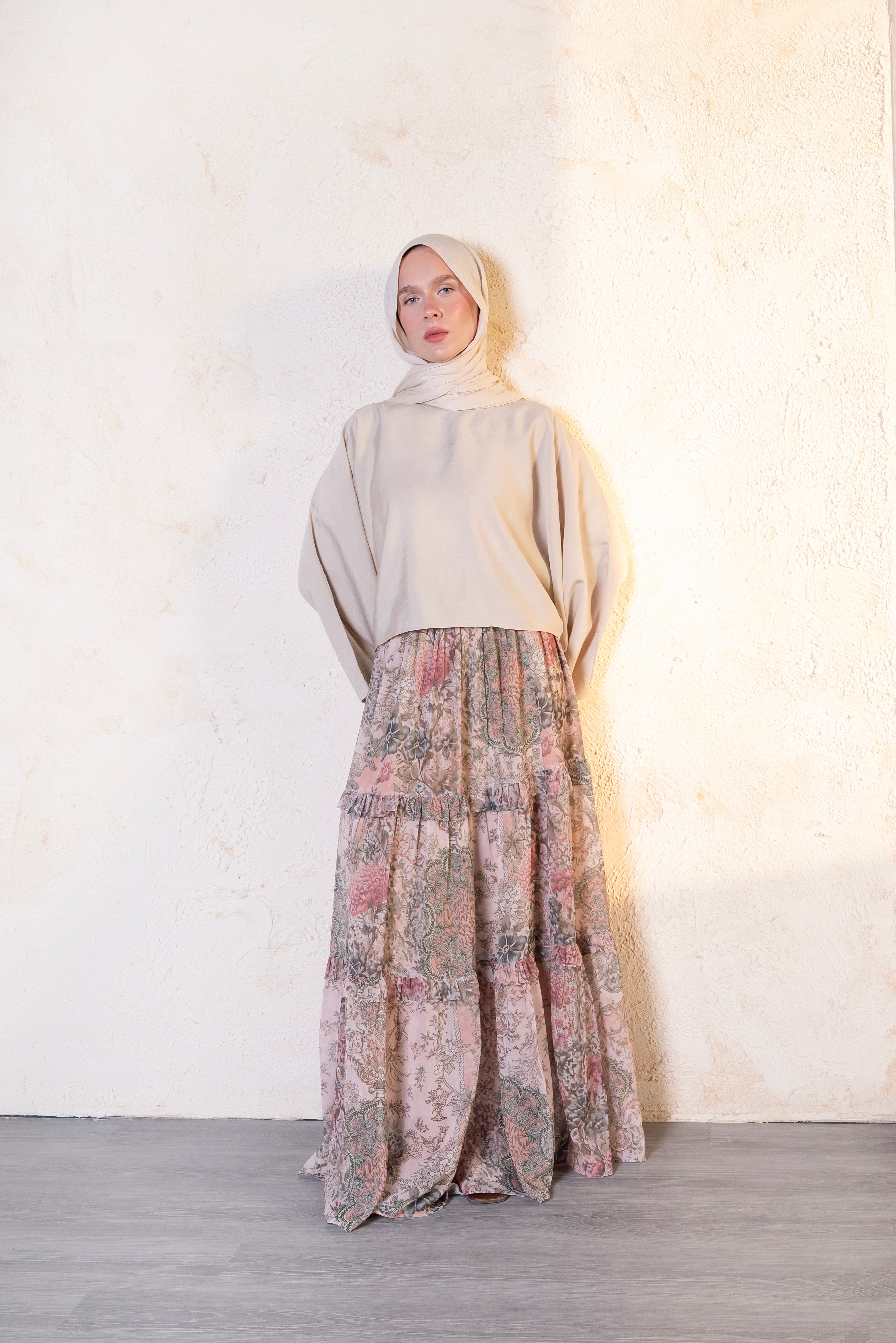 The Boho skirt in Blush
